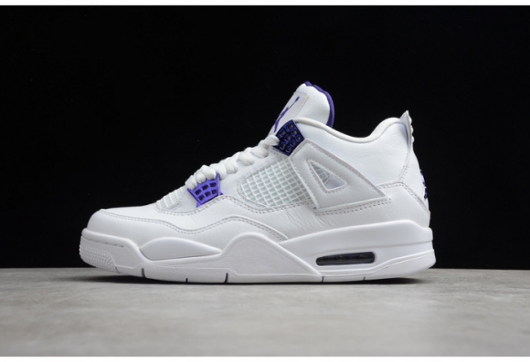 Air Jordan 4 Retro Pure Money white purple CT8527-115