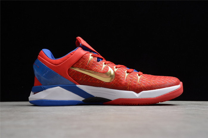(image for) NIKE ZOOM KOBE VII RLX RED BLUE METALLIC GOLD 488371-406