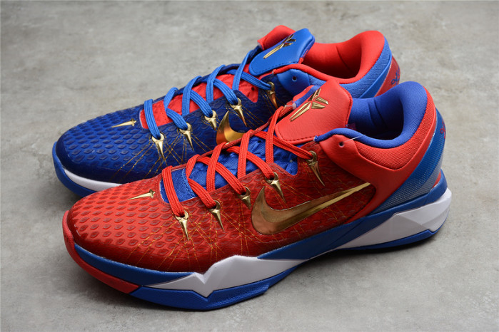 (image for) NIKE ZOOM KOBE VII RLX RED BLUE METALLIC GOLD 488371-406