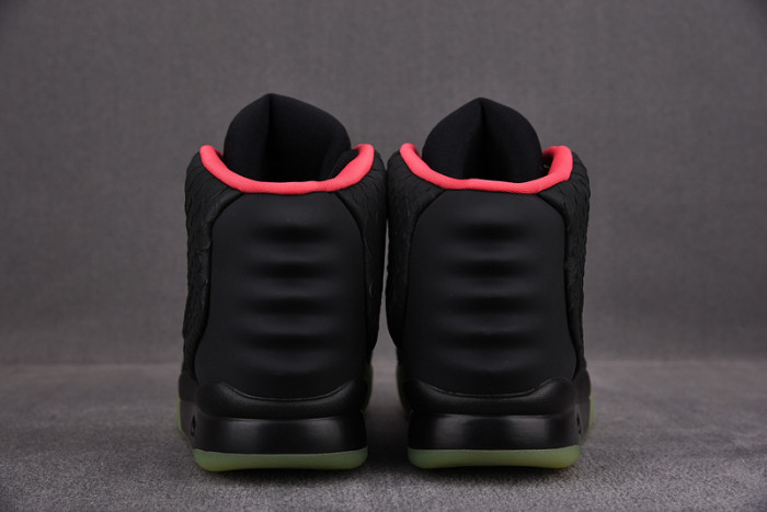 (image for) NIKE AIR YEEZY 2 SOLAR RED black mens 508214-006