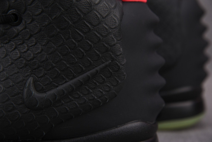 (image for) NIKE AIR YEEZY 2 SOLAR RED black mens 508214-006