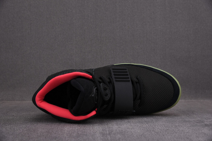 (image for) NIKE AIR YEEZY 2 SOLAR RED black mens 508214-006
