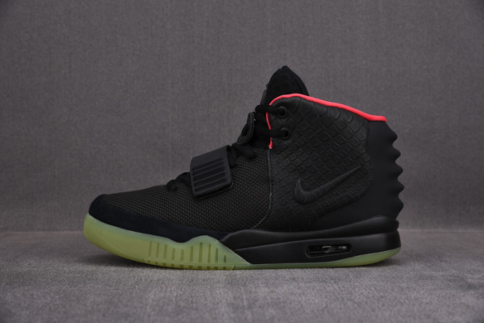 (image for) NIKE AIR YEEZY 2 SOLAR RED black mens 508214-006