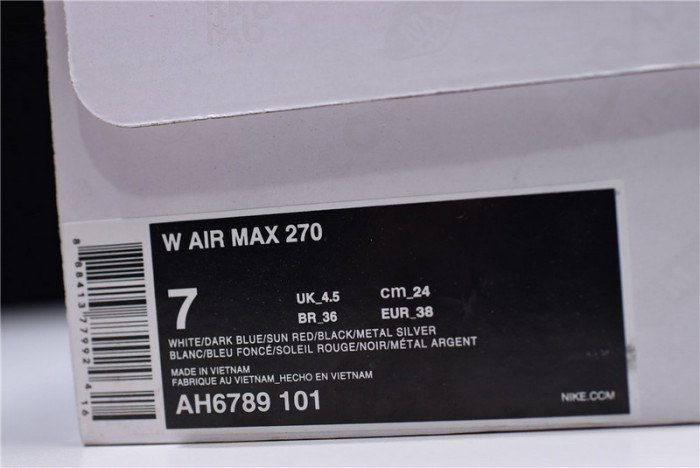 (image for) Nike Air MAX 270 ULTRAMARINE AH6789-101