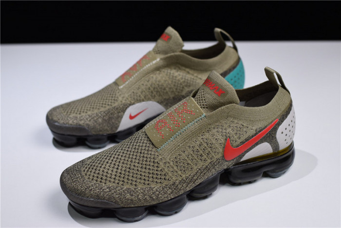 (image for) Nike VaporMax FK Moc 2 Natural Olive Habanero Red Air Vapor Max AH7006-200