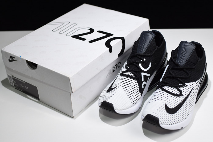 (image for) NIKE AIR MAX 270 FLYKNIT WHITE/BLACK AO1023-100