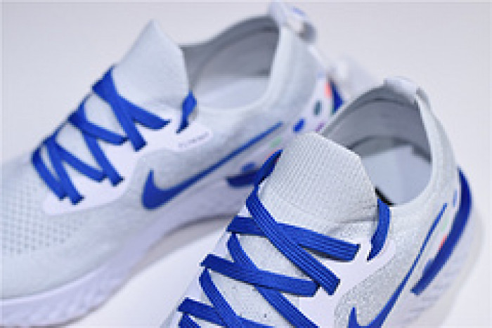 (image for) Nike Epic React Flyknit white blue AQ0067-993
