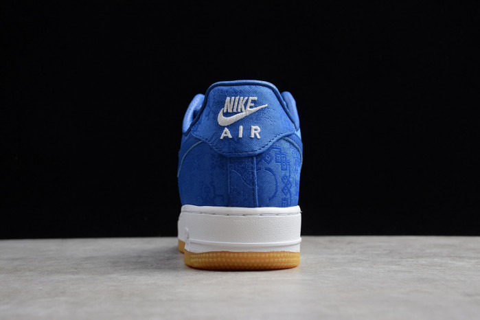 (image for) CLOT Nike Air Force 1 Blue Silk CJ5290-400