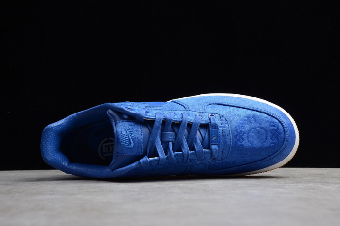 (image for) CLOT Nike Air Force 1 Blue Silk CJ5290-400