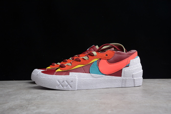 (image for) KAWS x sacai x Blazer Low Team Red DM7901-600