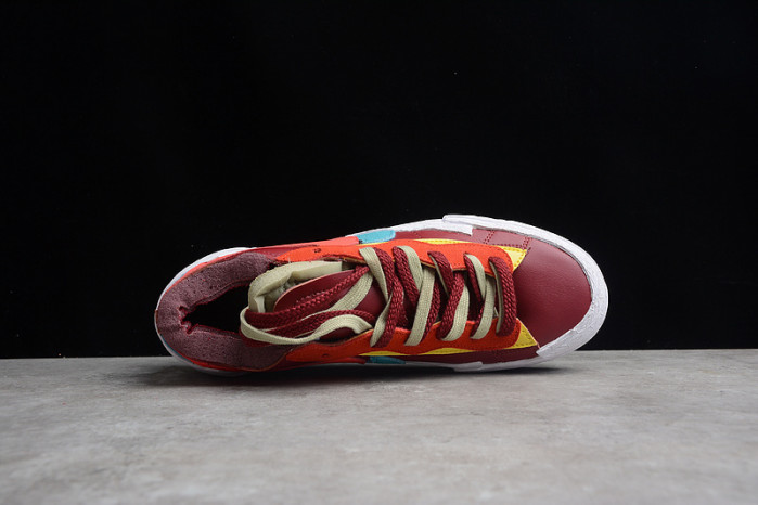(image for) KAWS x sacai x Blazer Low Team Red DM7901-600