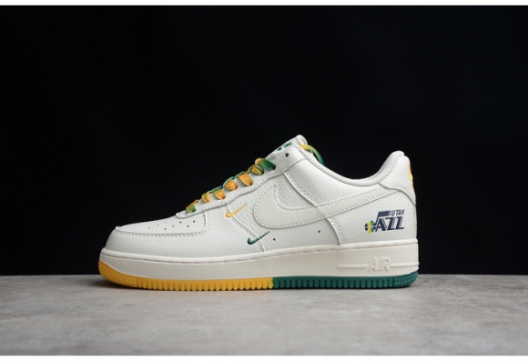 (image for) Nike Air Force 1 07 Low White Green Noise Yellow Shoes ZJ6695-303
