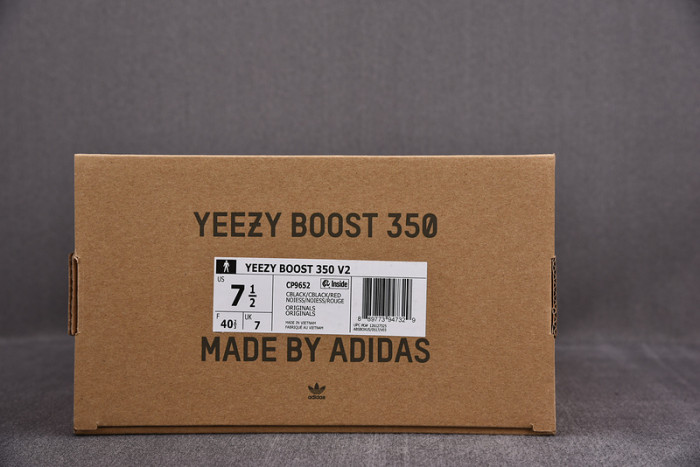 (image for) Adidas Yeezy Boost 350 V2 Black Red 