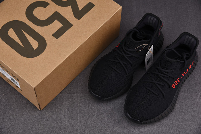 (image for) Adidas Yeezy Boost 350 V2 Black Red 